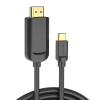 Vention USB-C HDMI-re, Vention CGUBG, 1,5m (fekete)