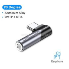 Vention USB-C/M -&gt; 3,5mm/F Audio adapter (BGWH0) kábel és adapter