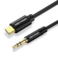 Vention USB-C Male to 3.5mm Male Audio Adapter cable 1m Black kábel és adapter
