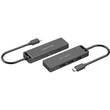 Vention USB-C to 3× USB / USB-C 3.2 Gen1 / Micro USB-B HUB 0.15M Black ABS Type kábel és adapter