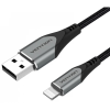Vention USB Lightning Töltő/adat Fekete 1m LABHF