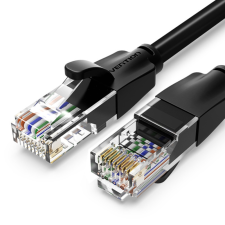 Vention UTP patch kábel Vention IBEBF CAT6 1 méter fekete kábel és adapter