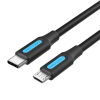 Vention Vention USB-C USB Micro-B Cable 1m Black