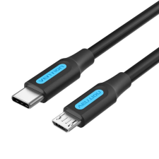 Vention Vention USB-C USB Micro-B Cable 1m Black kábel és adapter