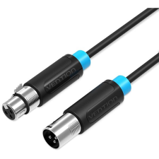 Vention XLR Audio Extension Cable 15m Black kábel és adapter