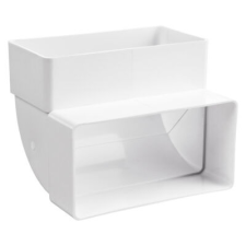 VENTS Laposcső 90°könyök függőleges FKW 55×110 (VEN-5252) hűtés, fűtés szerelvény