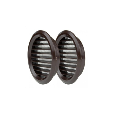 VENTS Műanyag szellőzőrács 50mm/ 2db fekete hűtés, fűtés szerelvény