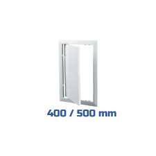 VENTS Vents szerelőajtó, műanyag, fehér (400/500 mm) villanyszerelés