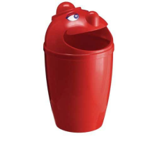 VEPABINS Műanyag szelektív hulladékgyűjtő, piros, 75 l% szemetes