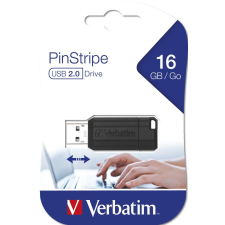 Verbatim 16GB PinStripe USB2.0 Black pendrive