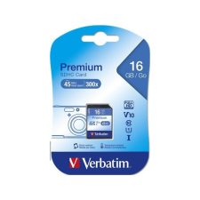 Verbatim 16GB SDHC Premium Class10 adapter nélkül memóriakártya