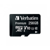  Verbatim 256GB MicroSDXC Premium U1 Class 10 + adapterrel