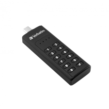 Verbatim 32GB Keypad Secure Pendrive USB-C 3.1 Pendrive - Fekete pendrive