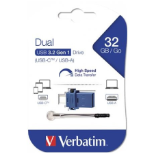 Verbatim 49966 pendrive, 32gb, usb 3.2+usb-c adapter pendrive