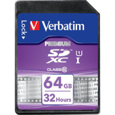 Verbatim 64GB SDXC Premium Class10 memóriakártya