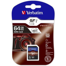 Verbatim 64GB SDXC Verbatim UHS-I Premium memóriakártya (44024) memóriakártya