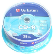 Verbatim CD-R 52x, Pirate Island védelem, 25db-os cakebox írható és újraírható média