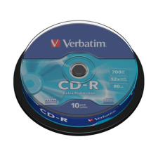 Verbatim CD-R írható CD lemez 700MB 10db hengeres (43437) írható és újraírható média