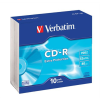 Verbatim CD-R lemez, 700MB, 52x, 10 db, vékony tok, VERBATIM "DataLife"