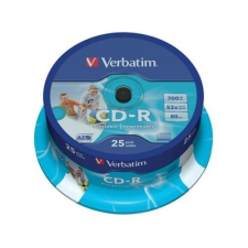 Verbatim CD-R Verbatim 700MB 52x nyomtatható matt 25db/henger 43439 írható és újraírható média