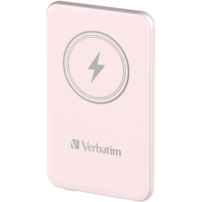 Verbatim Charge n Go Vezeték nélküli mágneses powerbank 5000mAh rózsaszín power bank