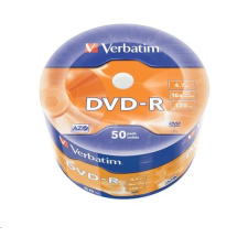 Verbatim DVD-R 4.7GB 16x DVD lemez zsugorhengeres 50db/henger  (43788) (43788) írható és újraírható média