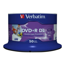 Verbatim - DVD+R DL x 50 - 8.5 GB - storage media (43703) írható és újraírható média