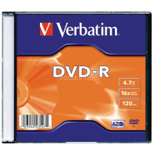 Verbatim DVD-R lemez, AZO, 4,7GB, 16x, 1 db, vékony tok, VERBATIM írható és újraírható média