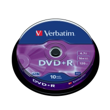 Verbatim DVD+R lemez, AZO, 4,7GB, 16x, hengeren, VERBATIM írható és újraírható média
