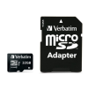 Verbatim Memóriakártya, microSDHC, 32GB, Class 10 UHS I, adapterrel, VERBATIM 