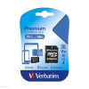 Verbatim Memóriakártya Verbatim Micro SDXC,128GB + adapter