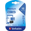 Verbatim MicroSDHC 16GB memóriakártya Class10