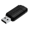 Verbatim Pen Drive 128GB Verbatim PinStripe USB 2.0 fekete (49071) (ve-49071)
