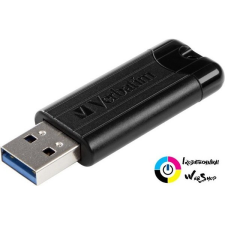 Verbatim Pen Drive 64GB Verbatim PinStripe USB 3.0 fekete /49318/ pendrive