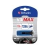 Verbatim Pendrive, 128GB, USB 3.0, 175/80 MB/sec, VERBATIM V3 MAX, kék-fekete