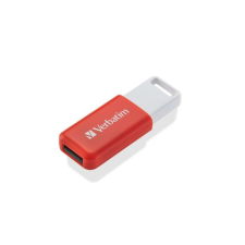 Verbatim Pendrive, 16GB, USB 2.0, VERBATIM "Databar", piros pendrive