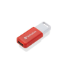 Verbatim Pendrive, 16GB, USB 2.0, VERBATIM Databar, piros (UV16GD)