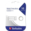Verbatim Pendrive, 16GB, USB 2.0, VERBATIM "Executive Metal", ezüst