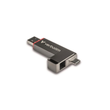 Verbatim Pendrive, 256GB, USB-A/C 3.2 Gen1, VERBATIM Dual QuickStick , fekete pendrive
