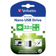 Verbatim Pendrive, 32GB, USB 2.0, 10/3MB/sec, VERBATIM Nano UV32GN pendrive