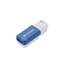 Verbatim Pendrive, 64GB, USB 2.0, VERBATIM "Databar", kék pendrive