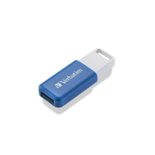Verbatim Pendrive, 64GB, USB 2.0, VERBATIM "Databar", kék - UV64GD (49455) pendrive