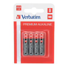 Verbatim Premium alkáli Mini ceruzaelem AAA (4db/csomag) (49920) ceruzaelem