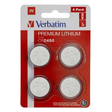 Verbatim Premium Gombelem CR2450 4db (49535) (v49535) gombelem