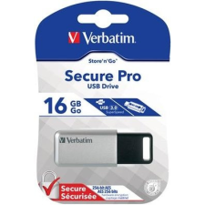 Verbatim Secure Pro 16GB USB3.0 Pendrive Ezüst pendrive