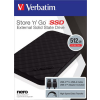 Verbatim SSD (külső memória), 512GB, USB 3.2 VERBATIM "Store n Go", fekete
