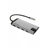 Verbatim Usb elosztó-hub, usb-c/usb 3.0/hdmi/ethernet/sd/microsd, verbatim