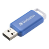Verbatim V DataBar USB flash meghajtó 64 GB USB A típus 2.0 Kék (49455)