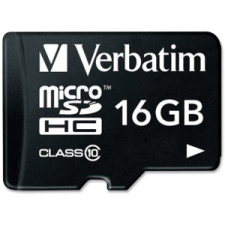 Verbatim Verbatim MICRO SDHC 16GB CLASS10 memórikártya memóriakártya