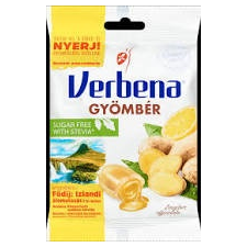  Verbena sugar free gyömbér töltött cukorka 60 g csokoládé és édesség